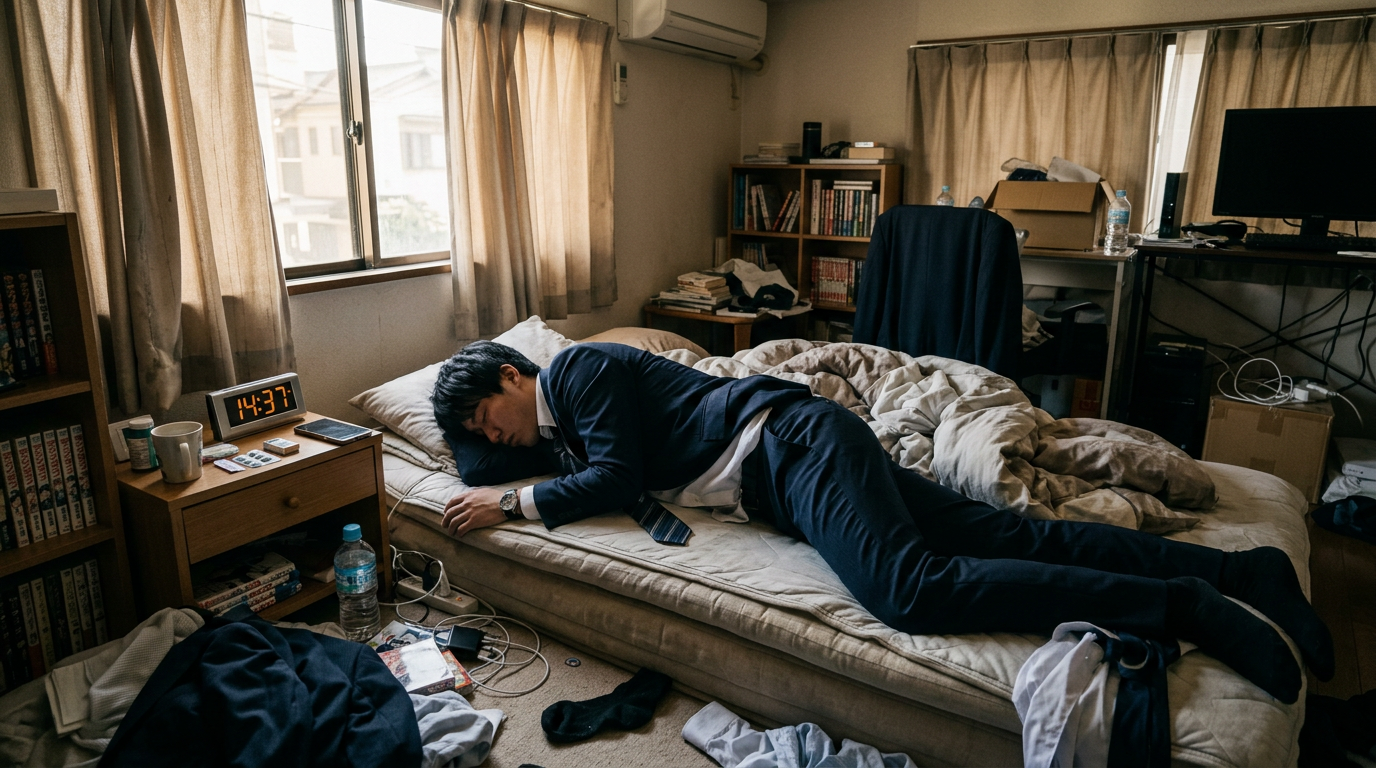 休日は寝て終わり…それは心が限界のサイン