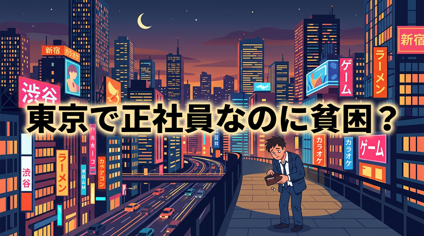 東京で正社員なのに貧困？都内で消耗した私の転職判断