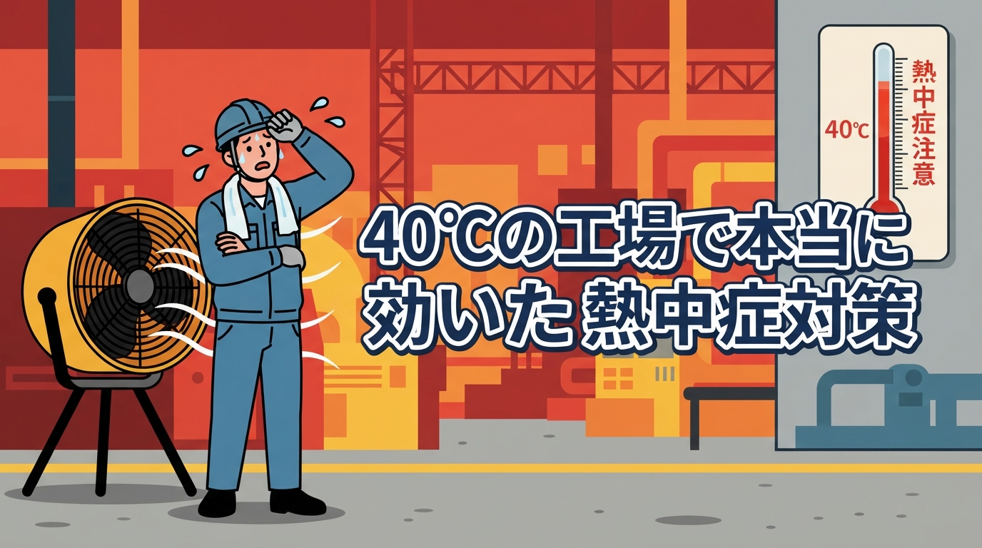 40℃の工場で本当に効いた熱中症対策