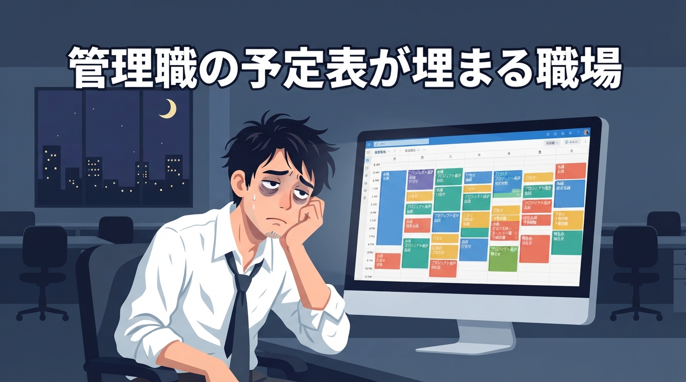 管理職の予定表が埋まる職場｜昇進が怖い理由