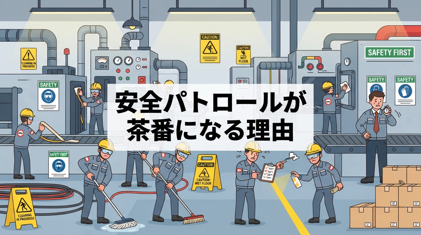 工場の安全パトロールが茶番になる理由