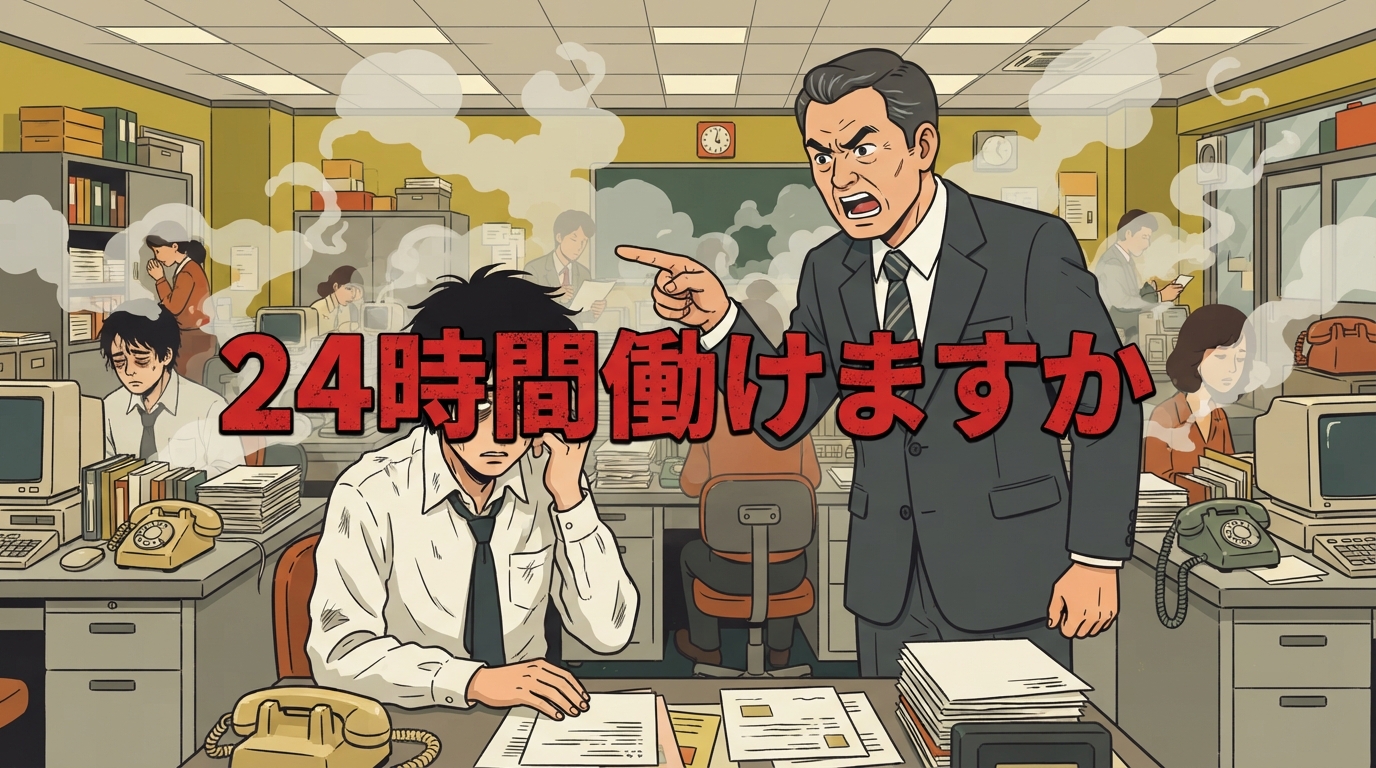 「24時間働けますか」時代の残り香と今の職場